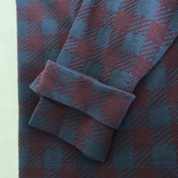 Ann Taylor Top Sz Large Plaid Mock Neck NWT Corpcore Office Chic Business Casual - Picture 12 of 12